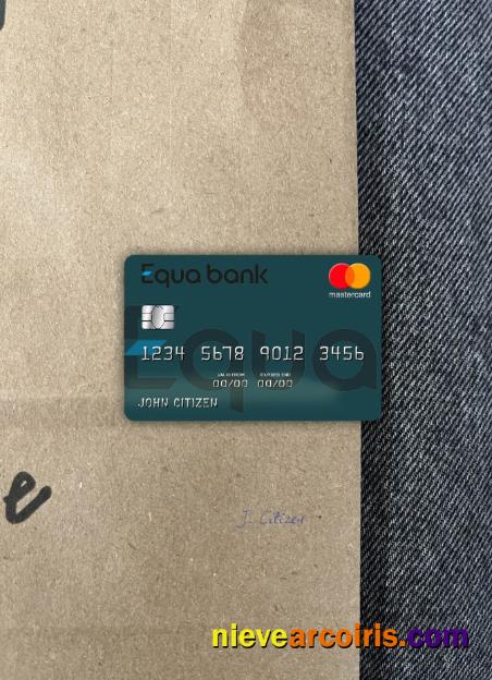 Czech Equa Bank mastercard photolook